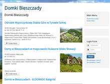 Tablet Screenshot of domkibieszczady.pl