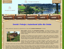 Tablet Screenshot of domkibieszczady.eu